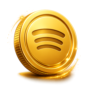 Spotify Rewards gold coin